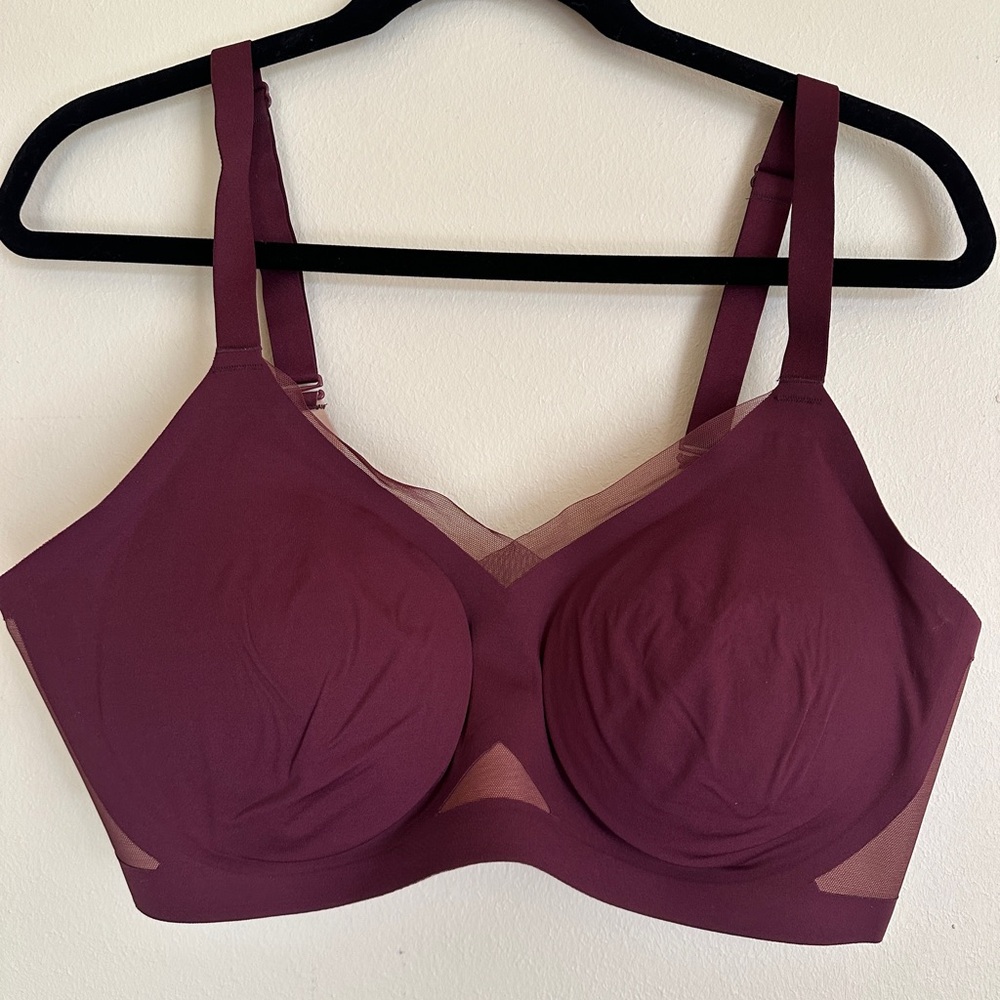 Honeylove Deep Burgundy Bra